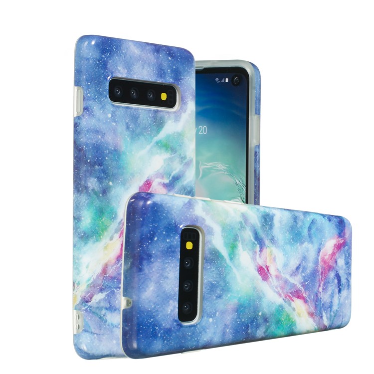 All-wrapped Marble Pattern IMD TPU Case for Samsung Galaxy S - Style C-4