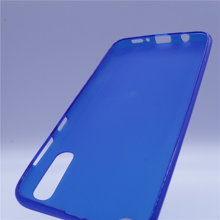 Double-sided Matte TPU Case for Samsung Galaxy A70 - Blue-4