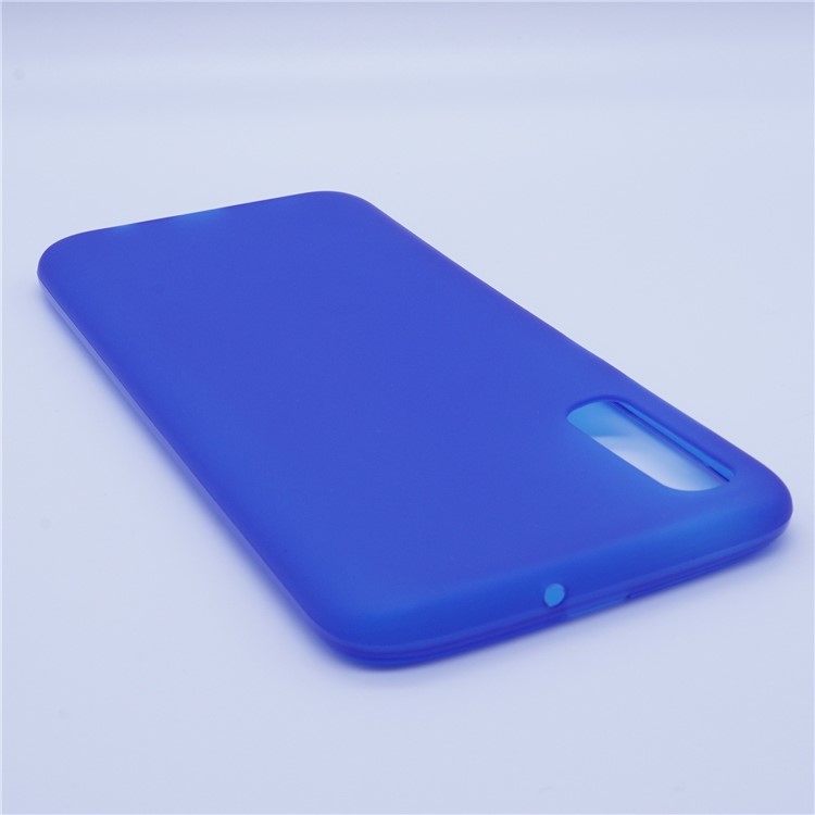 Double-sided Matte TPU Case for Samsung Galaxy A70 - Blue-7