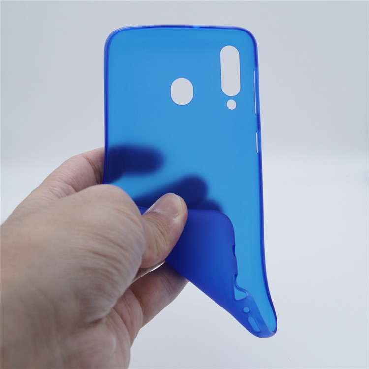 Double-sided Matte TPU Case for Samsung Galaxy M30 5G - Blue-3