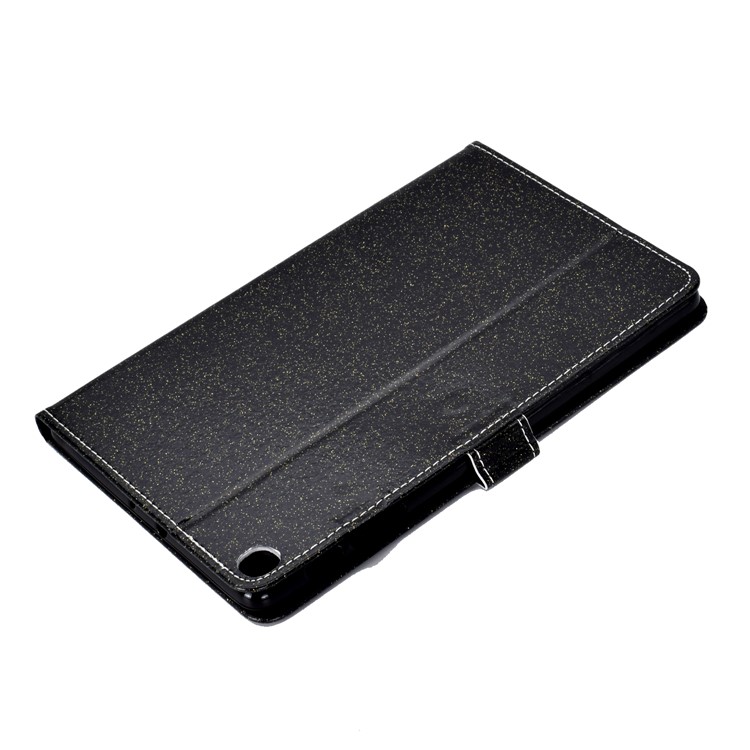 Glittery Powder Card Slots Stand Leather Case for Samsung Galaxy Tab A 8 (2019) SM-P200 (Wi-Fi) / SM-P205 (LTE) - Black-6