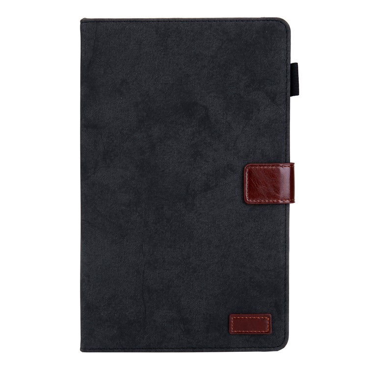 Business Style Leather Case with Card Storage for Samsung Galaxy Tab A 8 (2019) - Black-2