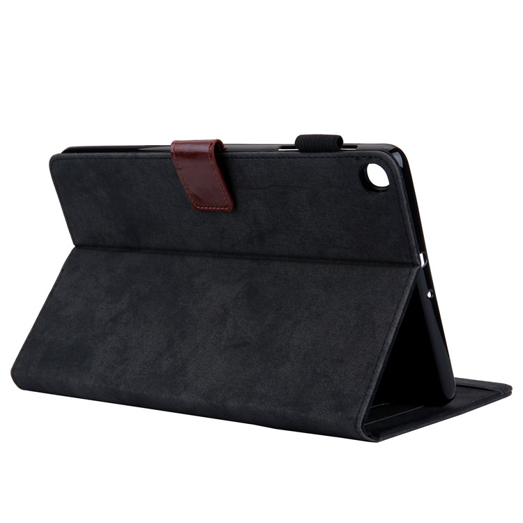 Business Style Leather Case with Card Storage for Samsung Galaxy Tab A 8 (2019) - Black-7