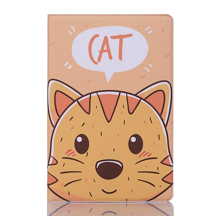 

Pattern Printing Stand Wallet Leather Tablet Protective Cover for Galaxy Tab A 10.1 (2019) SM-T510 / SM-T515 - Cat, Galaxy Tab A 10.1 (2019)
