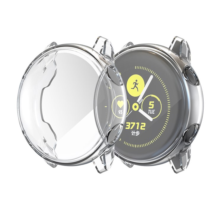 HAT PRINCE Transparent All-wrapped TPU Protective Case for Samsung Galaxy Watch Active-1