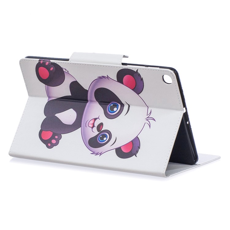 Musterdruck Breiter Schließständer Brieftasche Flip Leder Tablet Abdeckung Für Samsung Galaxy Tab S5e SM-T720 / SM-T725 - Baby Panda-5