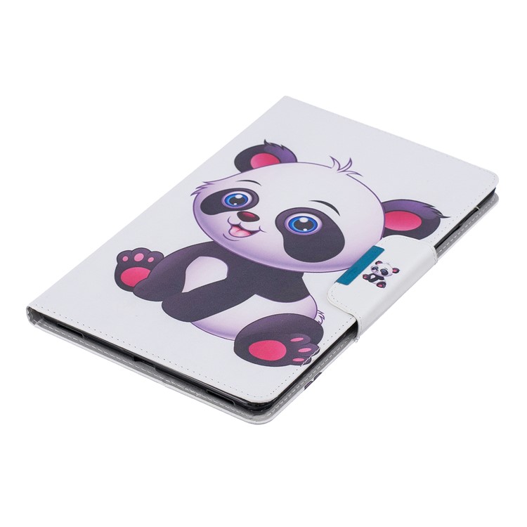 Musterdruck Breiter Schließständer Brieftasche Flip Leder Tablet Abdeckung Für Samsung Galaxy Tab S5e SM-T720 / SM-T725 - Baby Panda-7