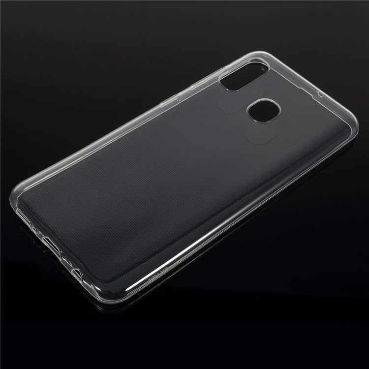 50Pcs 1.0mm Thickness Soft TPU Phone Casing for Samsung Galaxy A30/A20 - Transparent-1