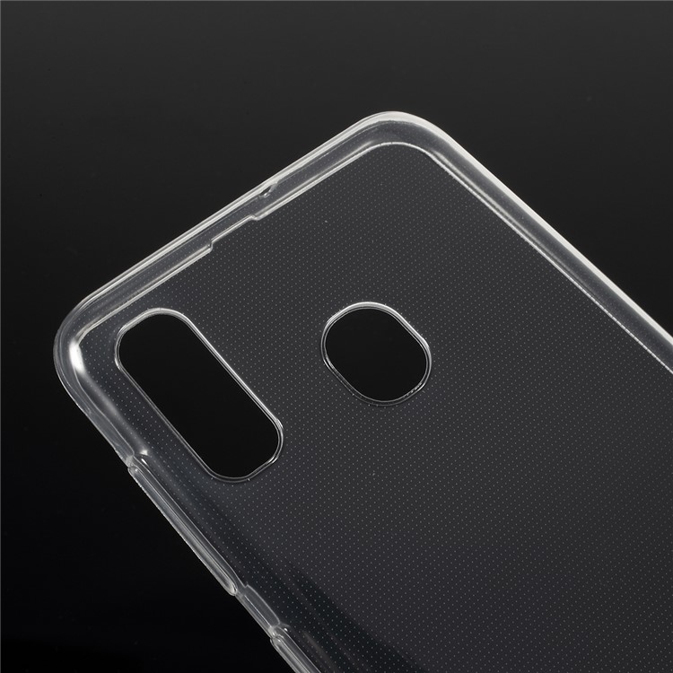 50Pcs 1.0mm Thickness Soft TPU Phone Casing for Samsung Galaxy A30/A20 - Transparent-4