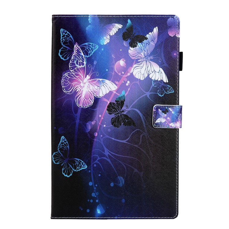 

Для Samsung Galaxy Tab A 8 (2019) Печать С Рисунком PU Кожаный Чехол Для Планшета - Бабочки Мечты, Galaxy Tab A 8.0 (2019) with S Pen P200