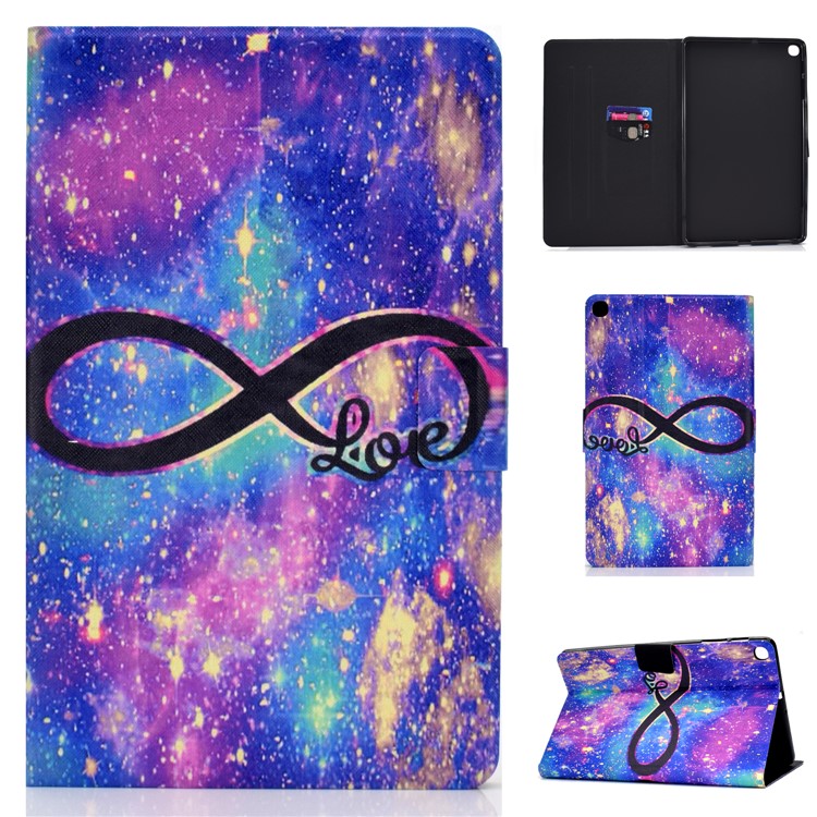 

Pattern Printing PU Leather+TPU Tablet Cover with Card Slots for Samsung Galaxy Tab A 8.0 (2019) with S Pen P200 P205 - Love, Galaxy Tab A 8.0 (2019) with S Pen P200