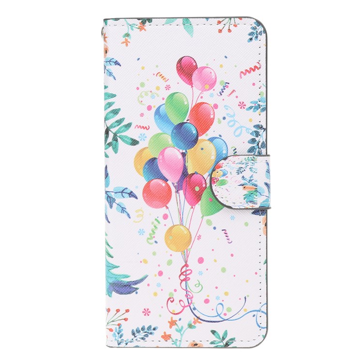 

Pattern Printing Leather Wallet Stand Case for Samsung Galaxy A20/A30 - Balloon, Galaxy A20
