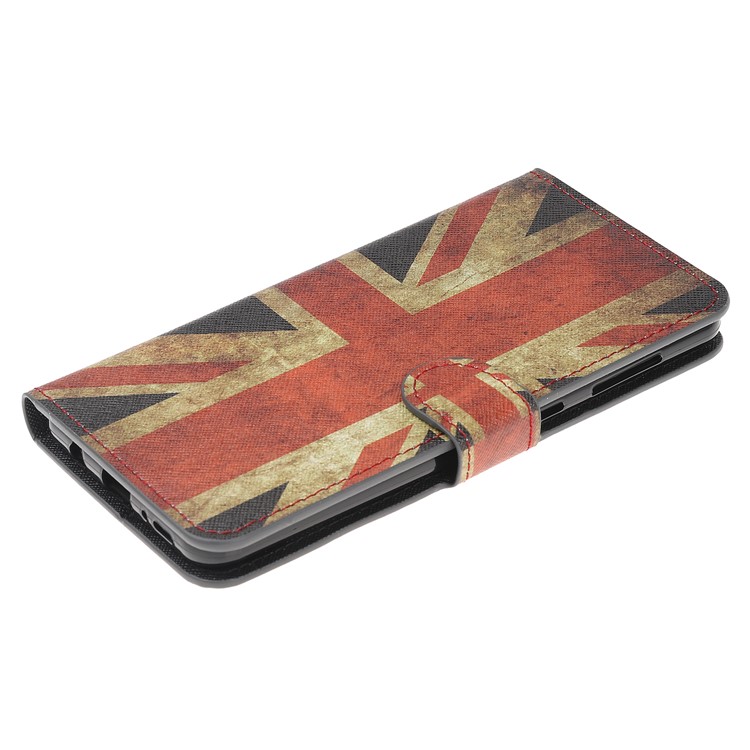 Pattern Printing Leather Wallet Stand Case for Samsung Galaxy A20/A30 - Vintage UK Flag-4