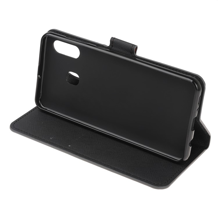 Pattern Printing Leather Wallet Stand Case for Samsung Galaxy A20/A30 - Do not Touch My Phone-6