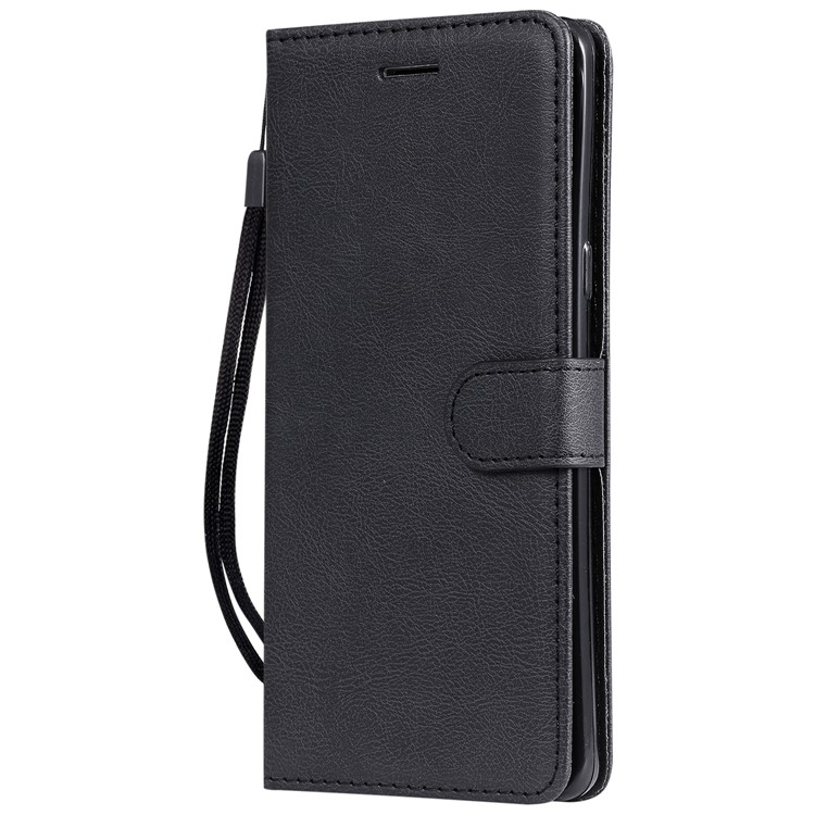PU Leather Wallet Stand Phone Cover Case for Samsung Galaxy S10 5G - Black-2