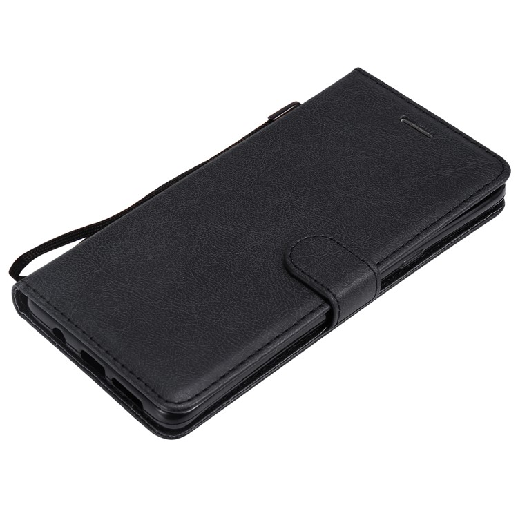 PU Leather Wallet Stand Phone Cover Case for Samsung Galaxy S10 5G - Black-5