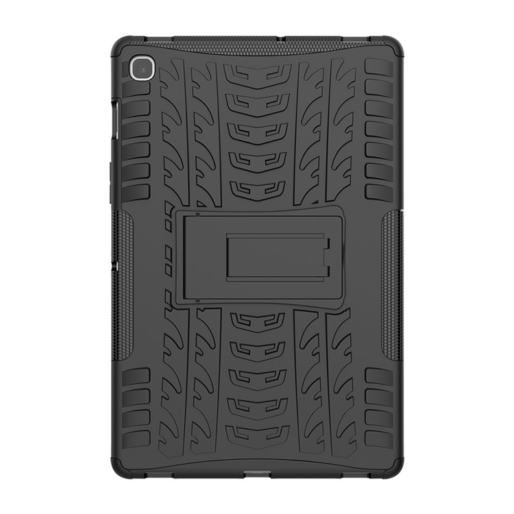 Anti-slip PC + TPU Hybrid Case with Kickstand for Samsung Galaxy Tab S5e SM-T720 - Black-2