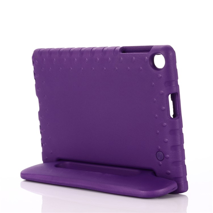 Drop-proof EVA Foam Tablet Cover Shell with Kickstand for Samsung Galaxy Tab A 10.1 (2019) SM-T515 - Purple-4