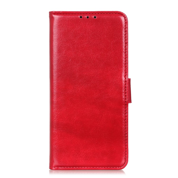 Crazy Horse Texture PU Leather+TPU Phone Case for Samsung Galaxy A10e - Red-2