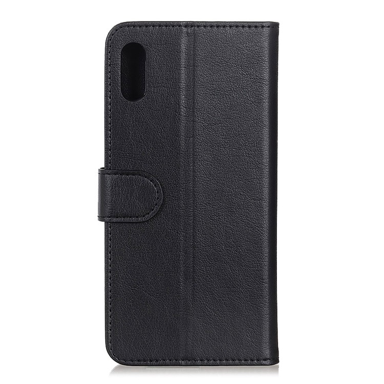 Wallet Stand Leather Phone Cover for Samsung Galaxy A10e - Black-3