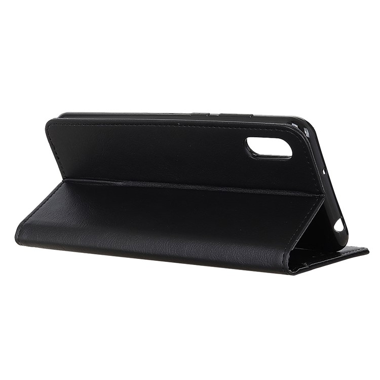 Wallet Stand Leather Phone Cover for Samsung Galaxy A10e - Black-4