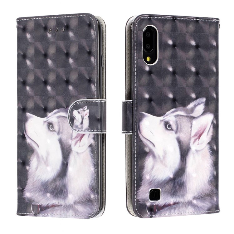 Custodia Per Portafoglio In Pelle Stampa Motivo Decorativo Motivo Luci Per Samsung Galaxy M10 / A10 - Volpe-2