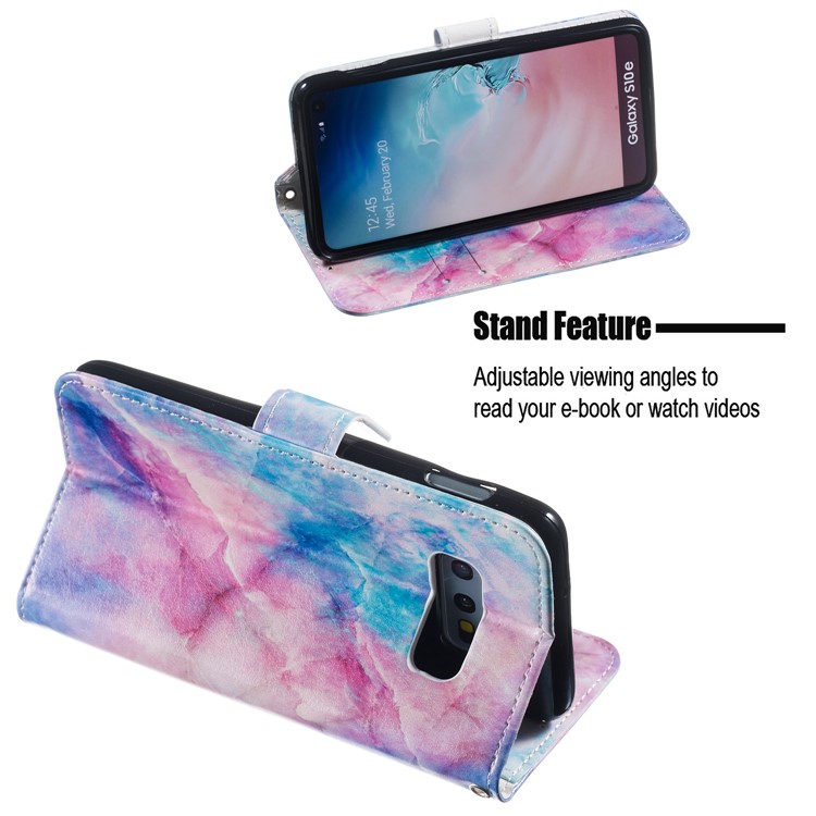 Pattern Printing Leather Wallet Stand Case for Samsung Galaxy S10e - Multiple Colors-5