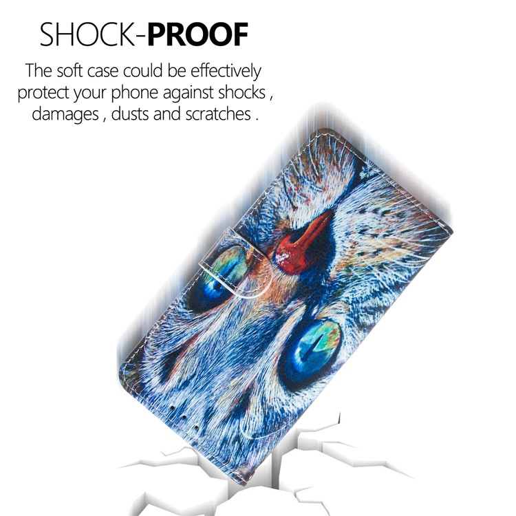 Custodia Per Portafoglio In Pelle Stampa Modello Per Samsung Galaxy S10e - Pittura Ad Olio-8