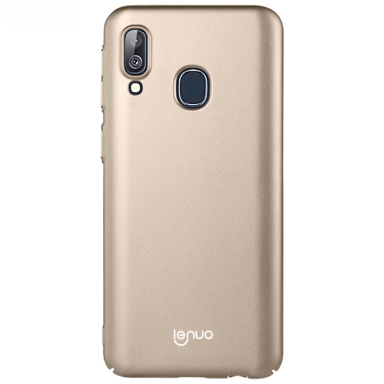 

LENUO Leshield Series Silky Touch Hard Phone Cover for Samsung Galaxy A40 - Gold, Galaxy A40