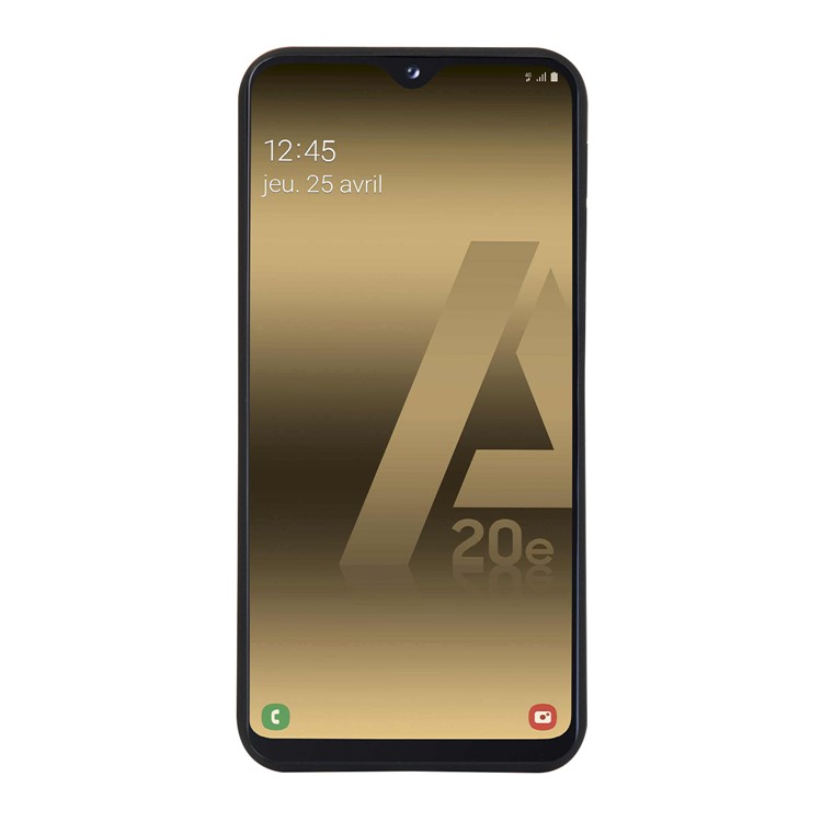 Armour Series Soft TPU Phone Cover for Samsung Galaxy A20e - Black-3