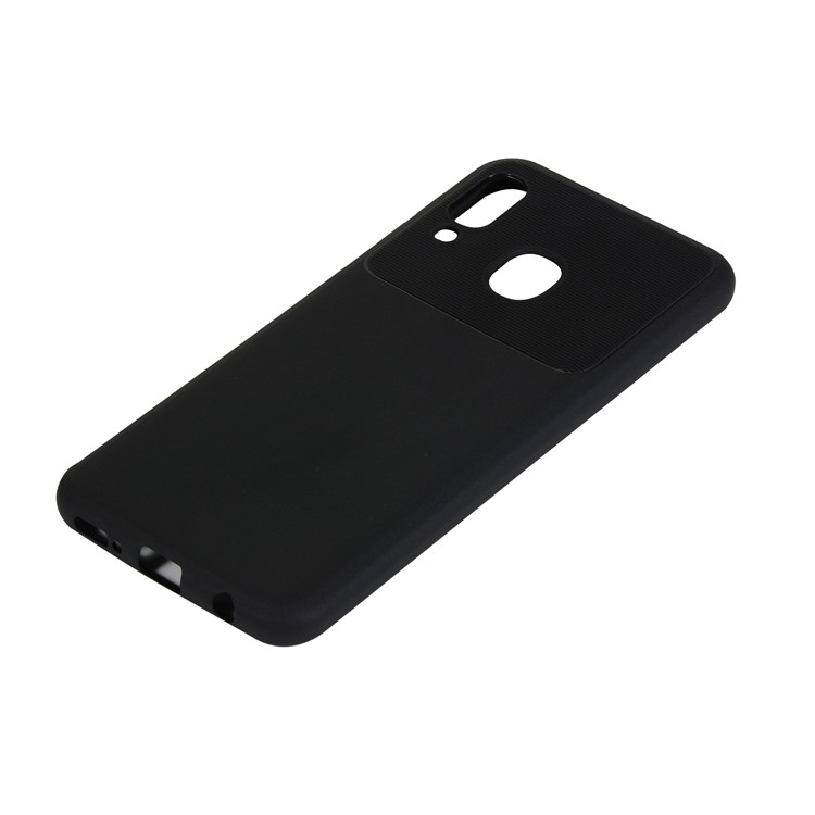 Armour Series Soft TPU Phone Cover for Samsung Galaxy A20e - Black-4