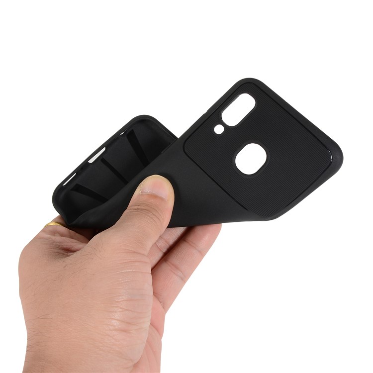 Armour Series Soft TPU Phone Cover for Samsung Galaxy A20e - Black-5