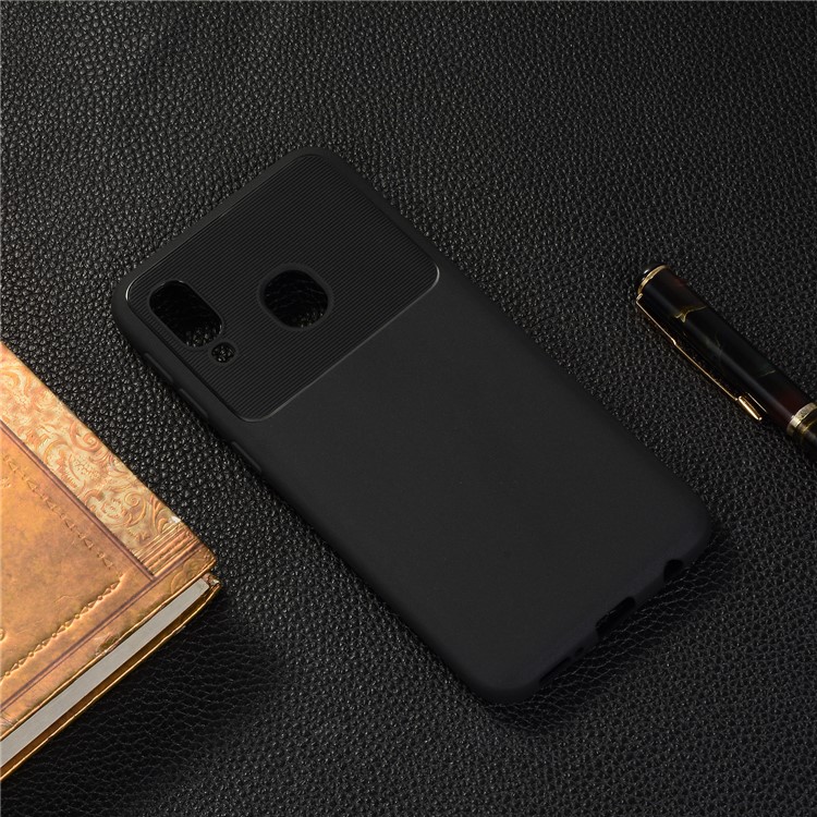 Armour Series Soft TPU Phone Cover for Samsung Galaxy A20e - Black-6