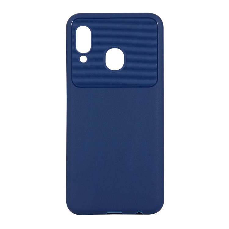 Armour Series Soft TPU Phone Cover for Samsung Galaxy A20e - Blue-2