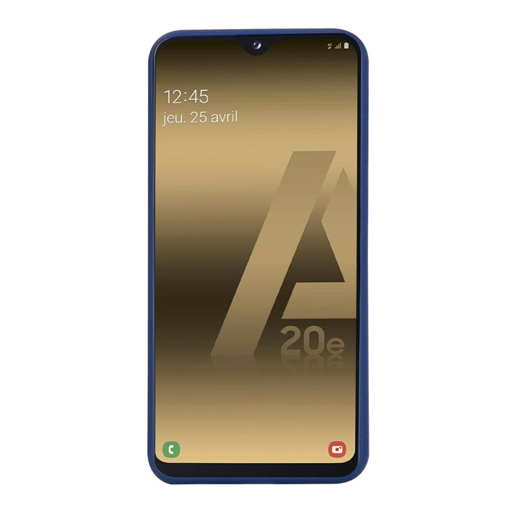 Armour Series Soft TPU Phone Cover for Samsung Galaxy A20e - Blue-3