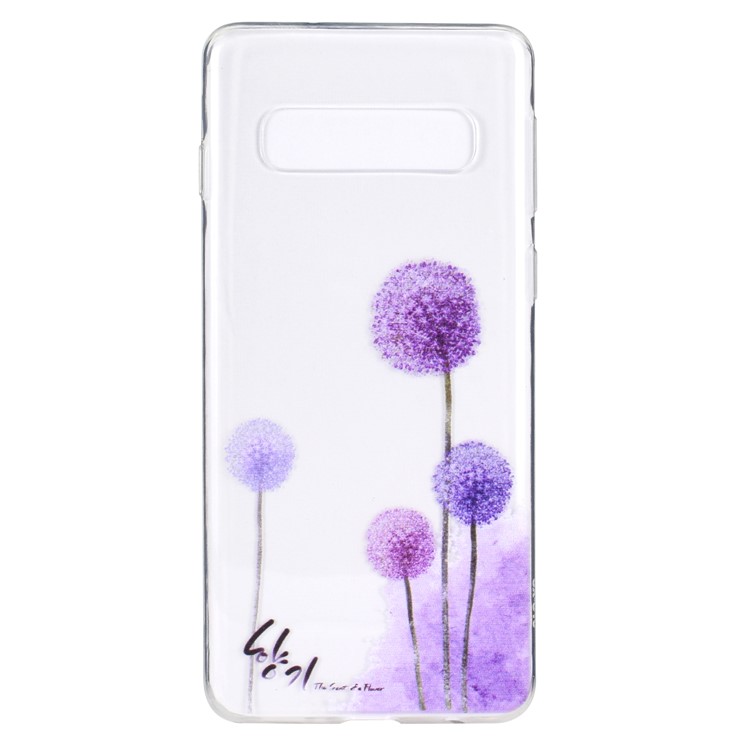 Pattern Printing TPU Case for Samsung Galaxy S10 5G - Dandelion Pattern-2