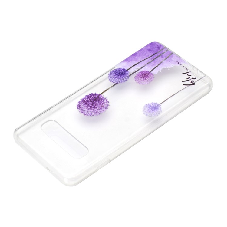 Pattern Printing TPU Case for Samsung Galaxy S10 5G - Dandelion Pattern-4