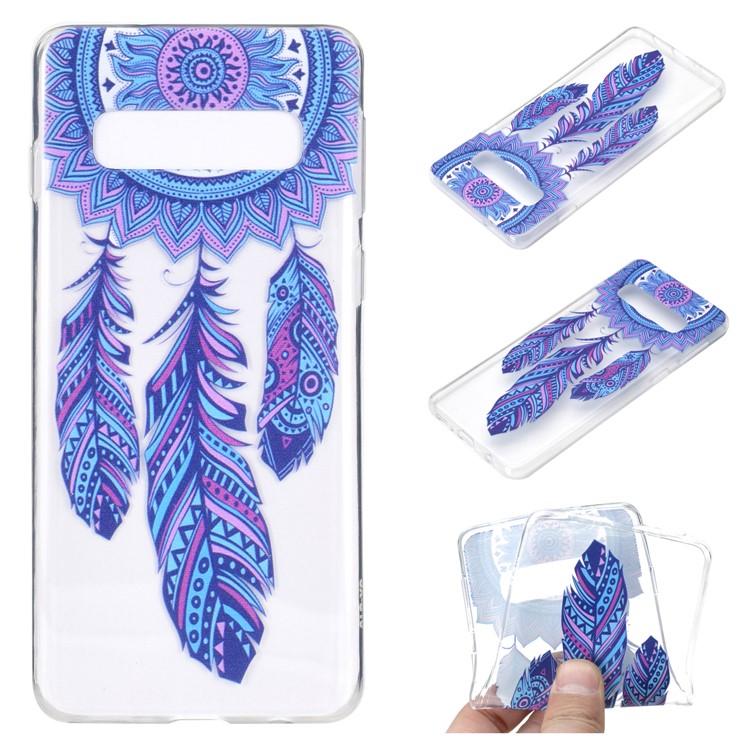 Pattern Printing TPU Case for Samsung Galaxy S10 5G - Dream Catcher-1