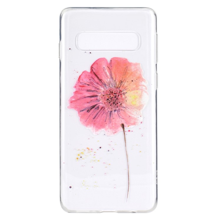 Pattern Printing TPU Case for Samsung Galaxy S10 5G - Beautiful Flower-2