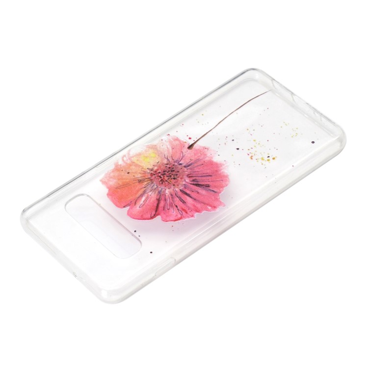 Pattern Printing TPU Case for Samsung Galaxy S10 5G - Beautiful Flower-4