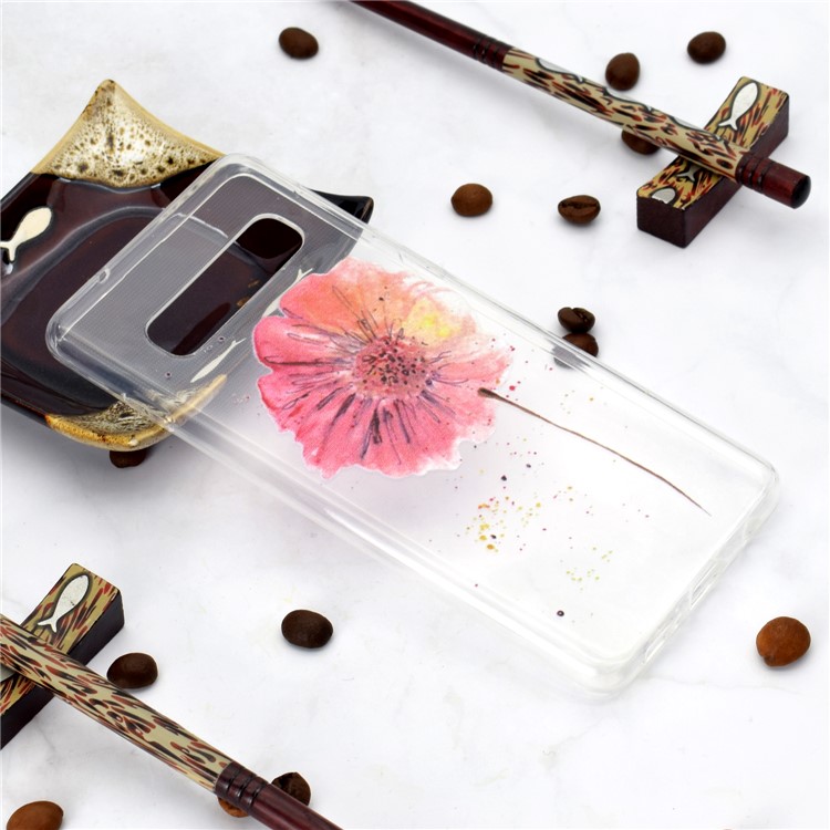 Pattern Printing TPU Case for Samsung Galaxy S10 5G - Beautiful Flower-6