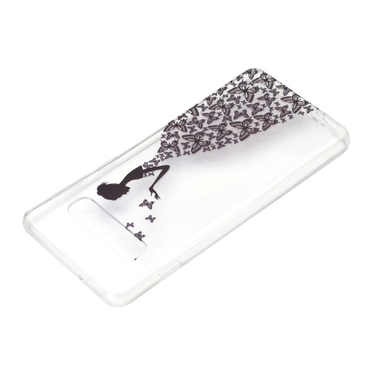 Pattern Printing TPU Case for Samsung Galaxy S10 5G - Beauty Pattern-4