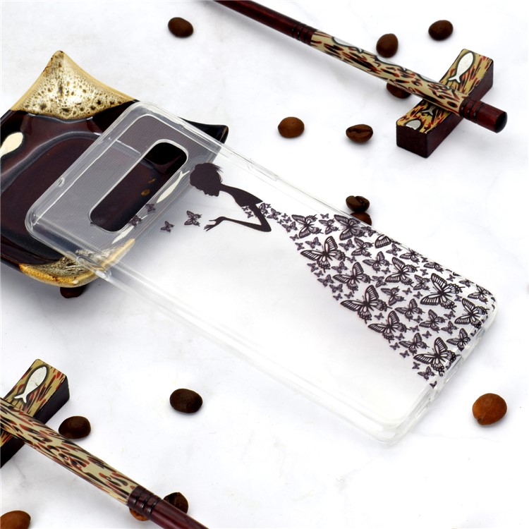Pattern Printing TPU Case for Samsung Galaxy S10 5G - Beauty Pattern-6