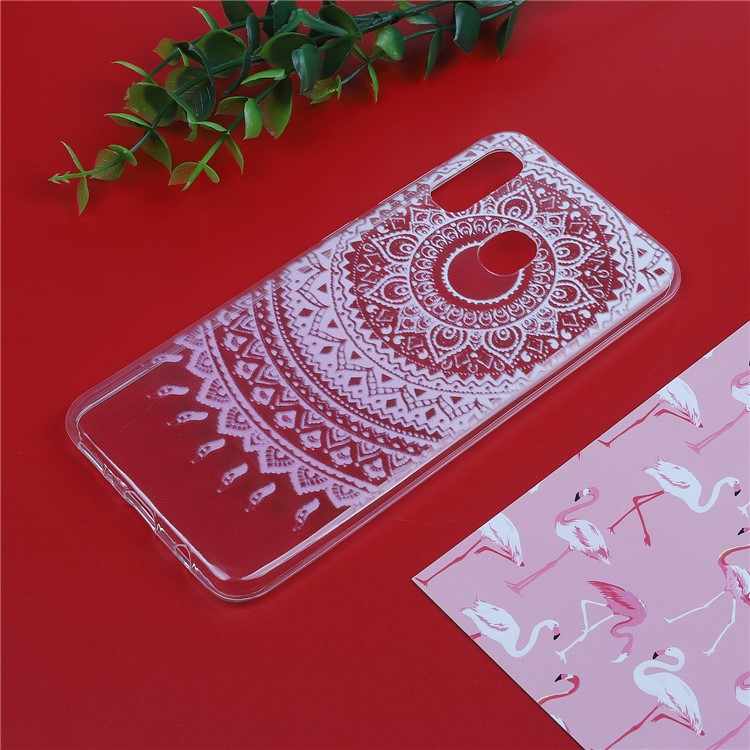 Ultra-thin TPU Phone Protective Case for Samsung Galaxy A20e - Ethnic Style-1