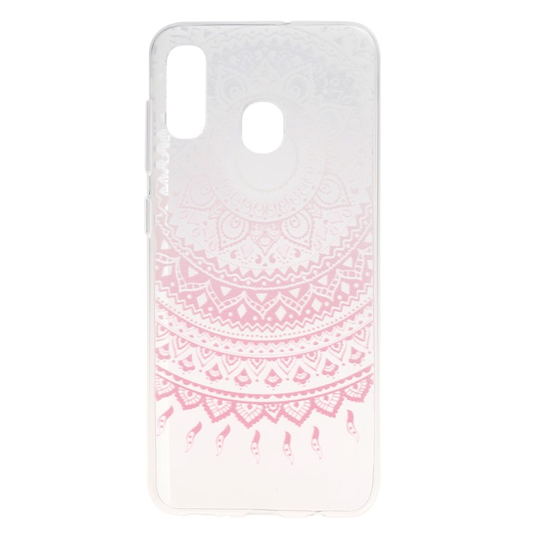 Ultra-thin TPU Phone Protective Case for Samsung Galaxy A20e - Ethnic Style-2