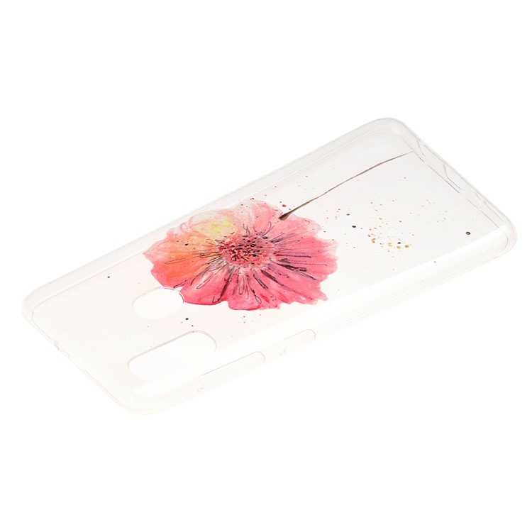 Ultra-thin TPU Phone Protective Case for Samsung Galaxy A20e - Vivid Flower-3