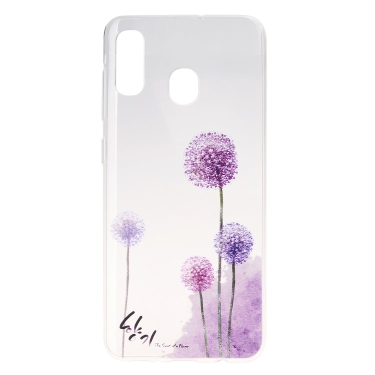 Ultra-thin TPU Phone Protective Case for Samsung Galaxy A20e - Dandelion-2