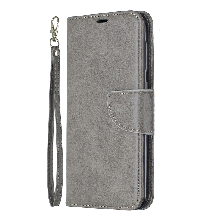 PU Leather Phone Wallet Stand Cover Case for Samsung Galaxy A20 / A30 - Grey-2