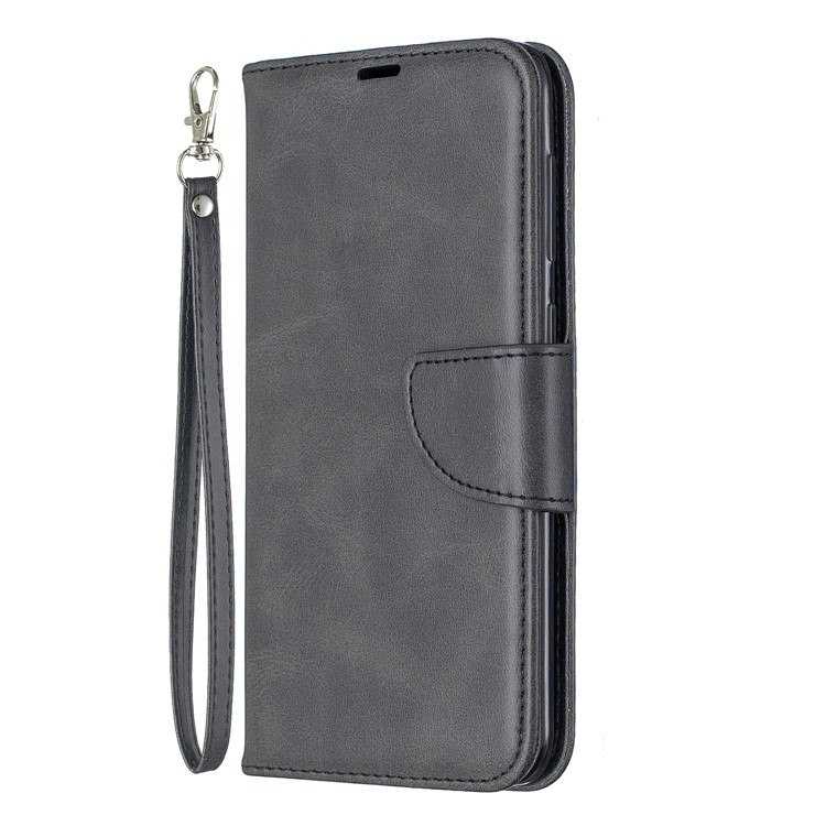 PU Leather Phone Wallet Stand Phone Case for Samsung Galaxy A50 - Dark Grey-2