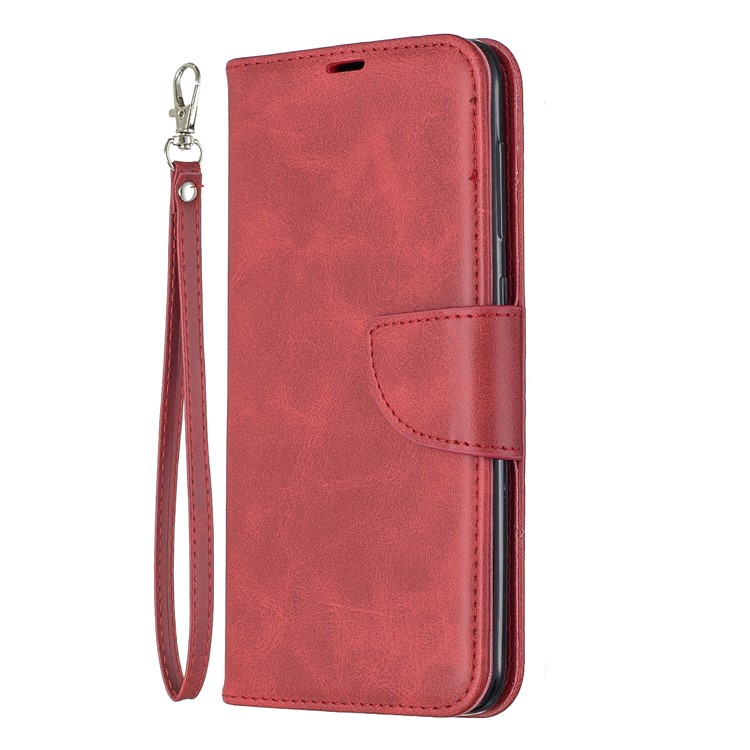 PU Leather Phone Wallet Stand Phone Case for Samsung Galaxy A50 - Red-2